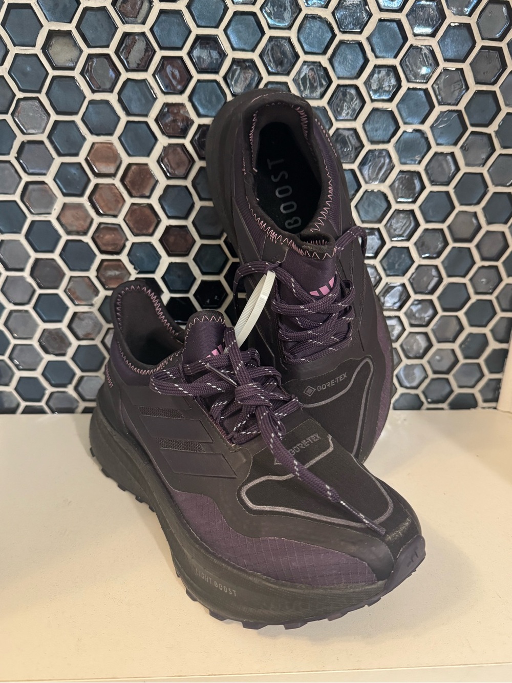 Adidas Women’s Dark Purple Trail Running Shoes with BOOST
